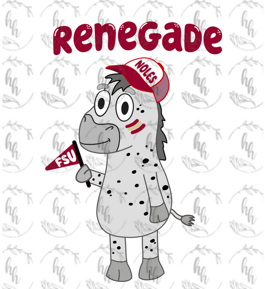 Blue Renegade PNG - Digital Download