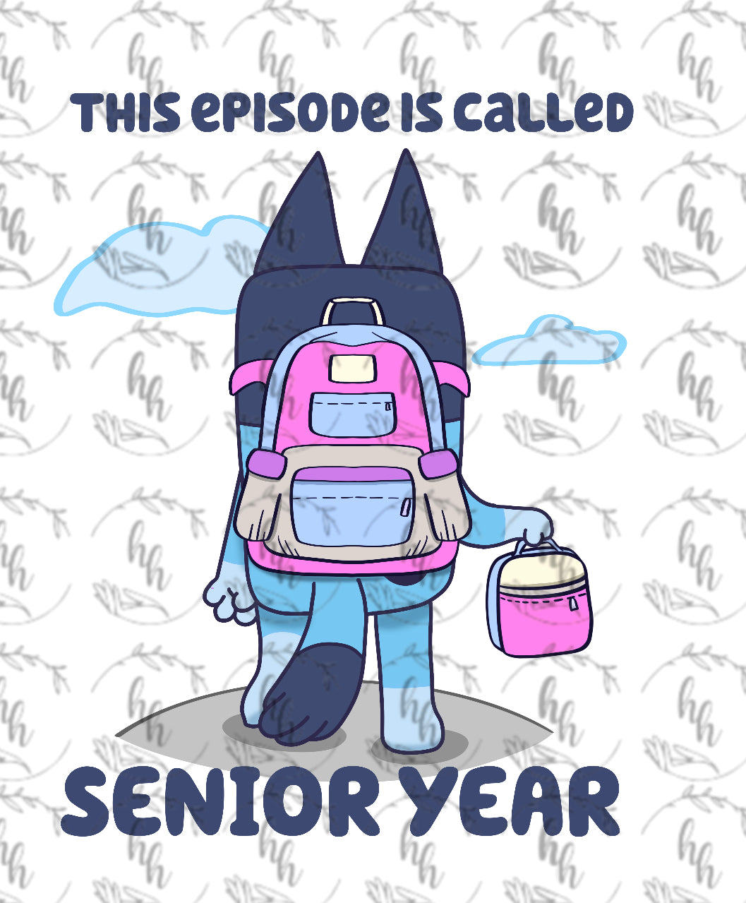 Blue B2S Senior PNG - Digital Download - GL