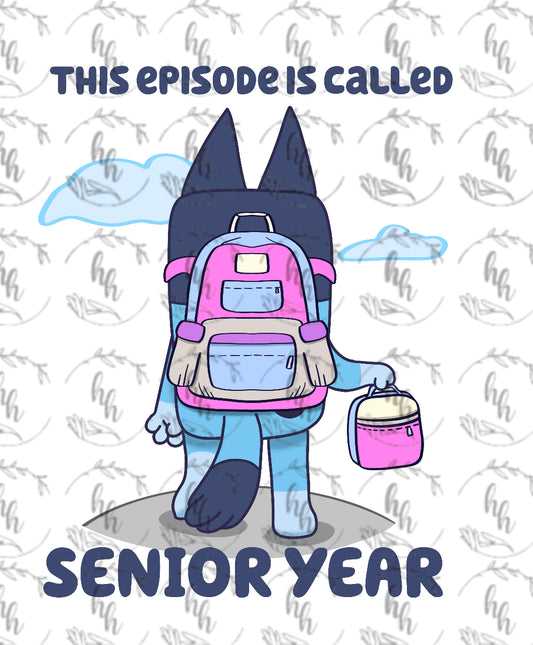 Blue B2S Senior PNG - Digital Download - GL