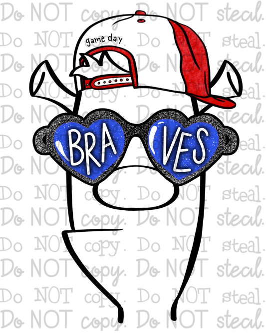 ATL Heart Glasses PNG - Digital Download