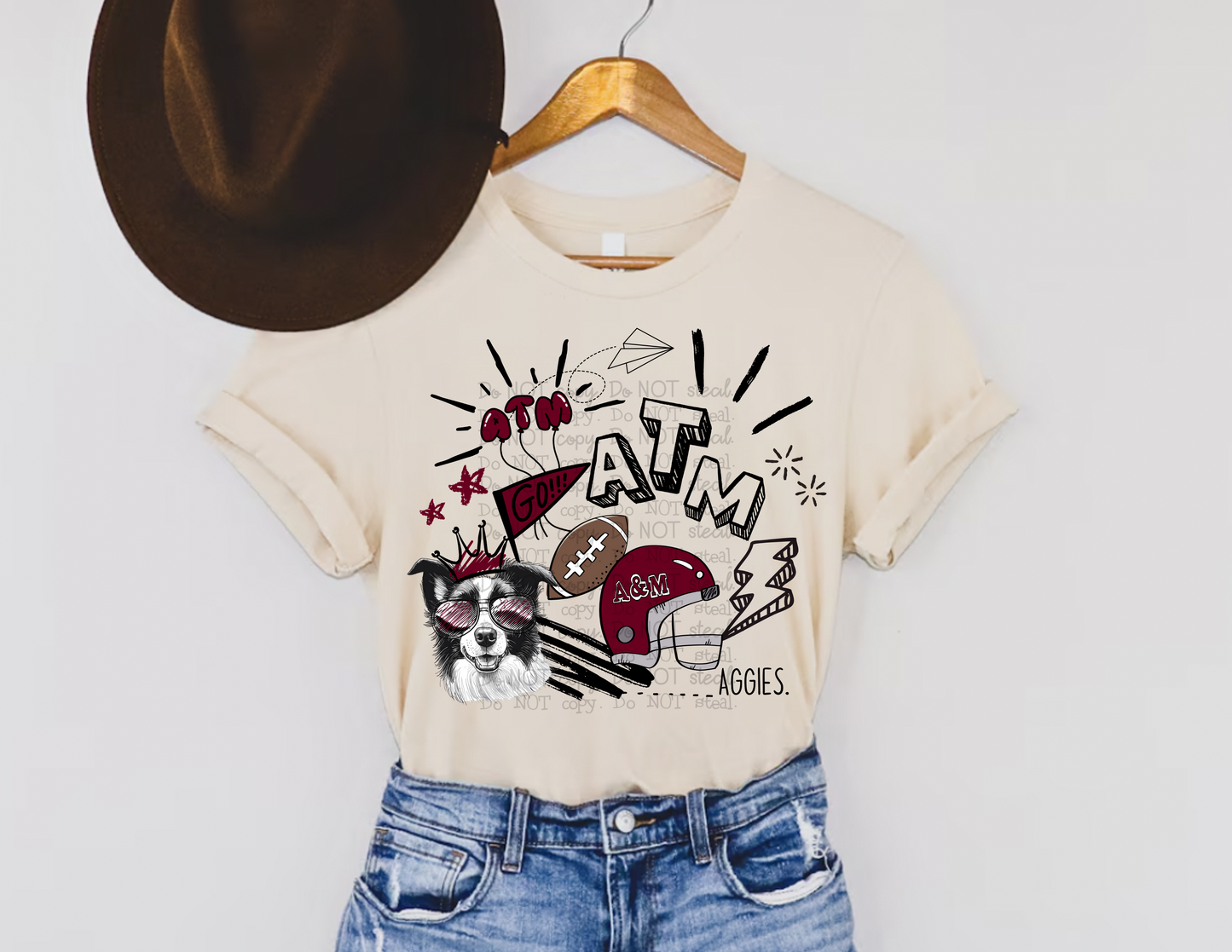 '24 A&M COLLAGE Doodle PNG - Digital Download