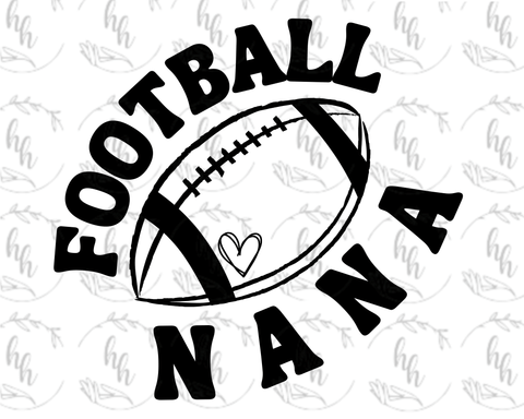 Football Nana PNG - Digital Download