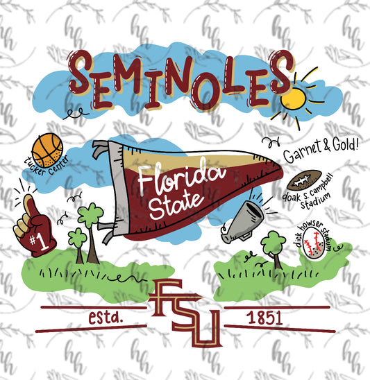 Semi Doodle PNG - Digital Download