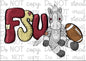 FSU Plushie PNG - Digital Download