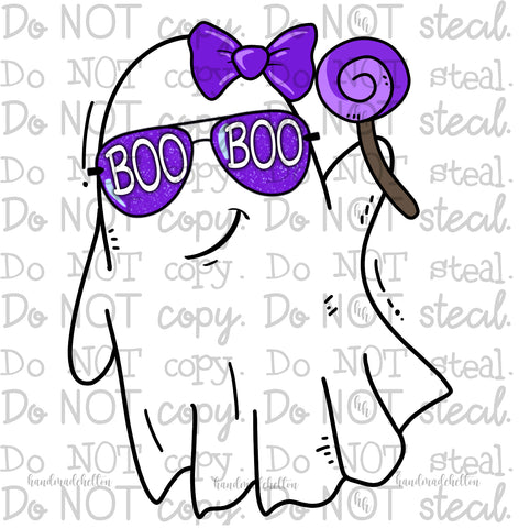 Girl Boo PNG - BOW