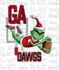 Green Football - Dawgs PNG