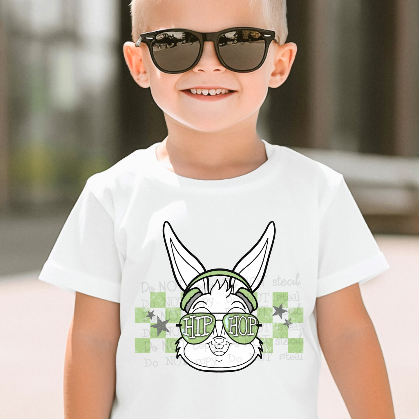 Hip Hop Bunny PNG - Digital Download