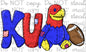 KU Plushie PNG - Digital Download