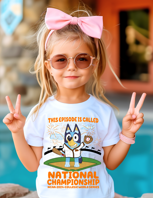 COLLEGE WORLD CHAMPS - dog - Baseball PNG - Digital Downloads