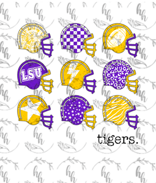 LSU Helmet PNG - Digital Download