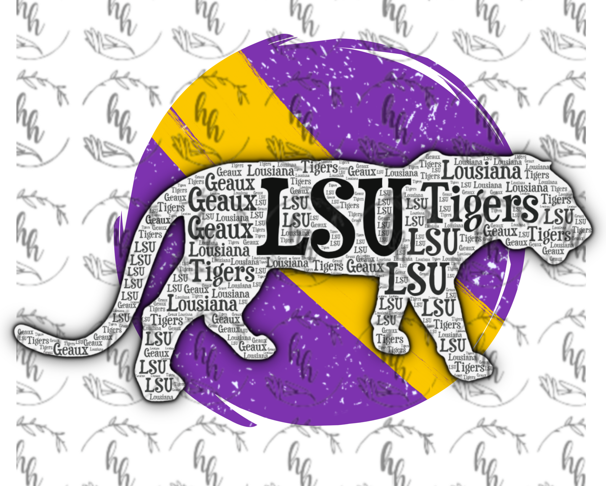 LSU Newspaper PNG - Digital Download