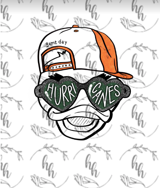 MIAMI Heart Glasses PNG - Digital Download