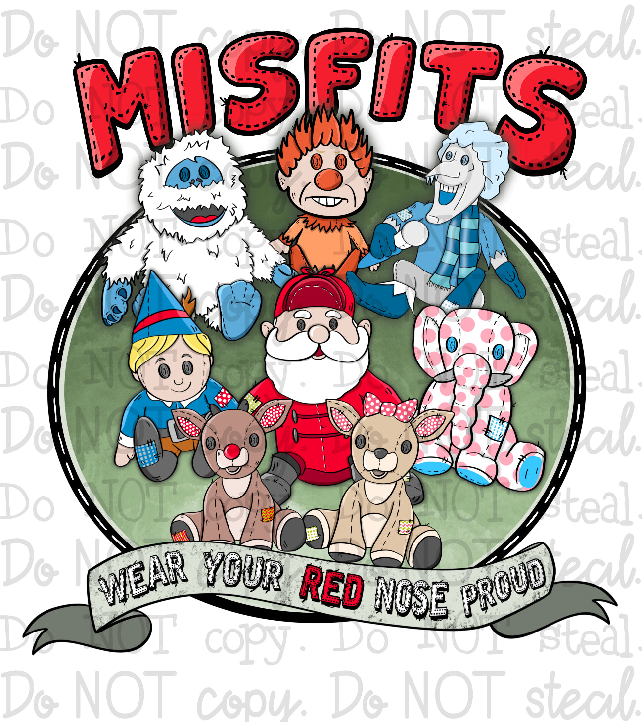 Misfits Stuffies PNG - digital download