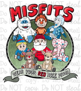 Misfits Stuffies PNG - digital download