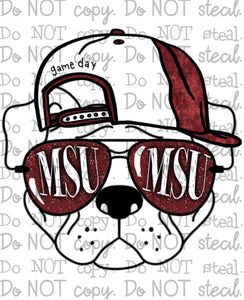 MSU Aviator Glasses PNG - Digital Download