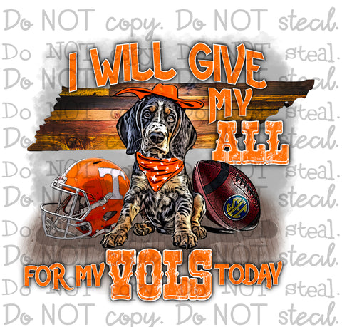 Give My All - SMOKEY TN PNG - Digital Download