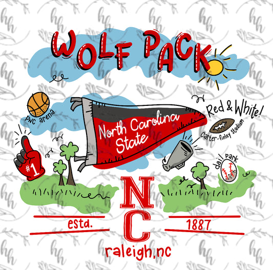 NCS Doodle PNG - Digital Download