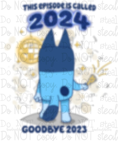 Hello 2024 PNG - Digital Download