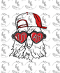 Utah Heart Glasses PNG - Digital Download