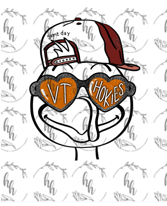 V TECH Heart Glasses PNG - Digital Download
