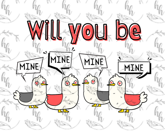 Be Mine PNG - Digital Download
