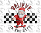 Hype Santa PNG - digital download