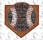 Newspaper Baseball PNG - Digital Download
