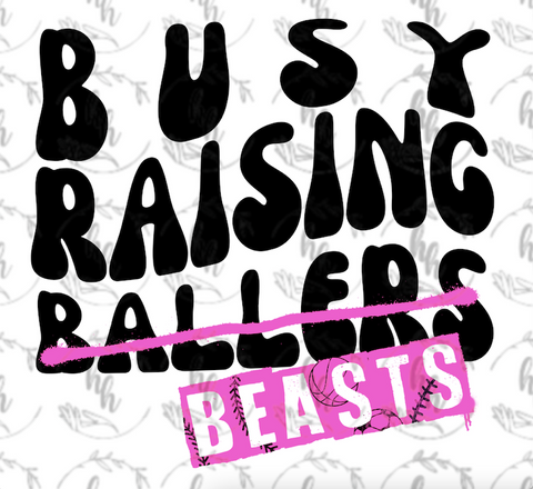 Beasts (pink) PNG - Digital Download