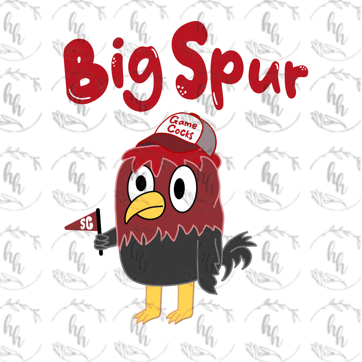 Blue Spur PNG - Digital Download