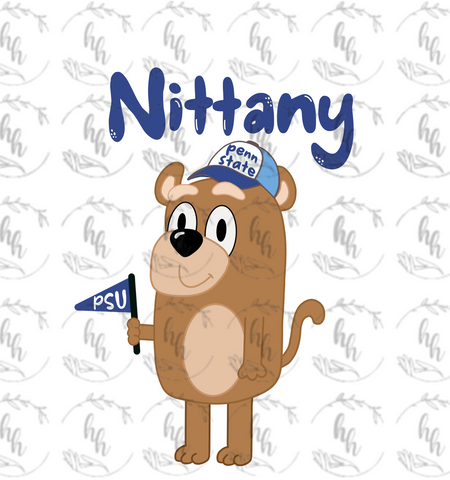 Blue Nittany PNG - Digital Download