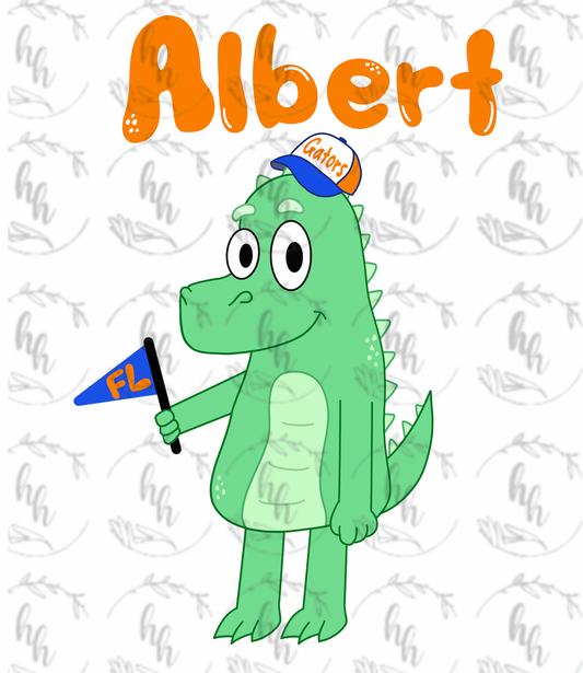Blue Albert PNG - Digital Download
