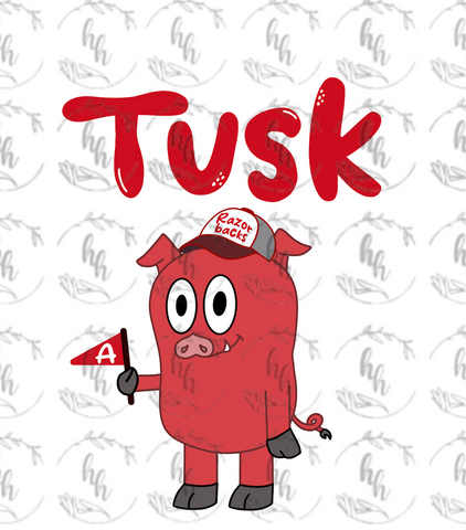 Blue Tusk PNG - Digital Download