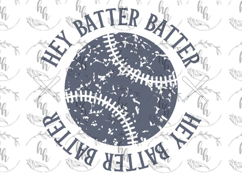 Batter Batter PNG - Digital Download