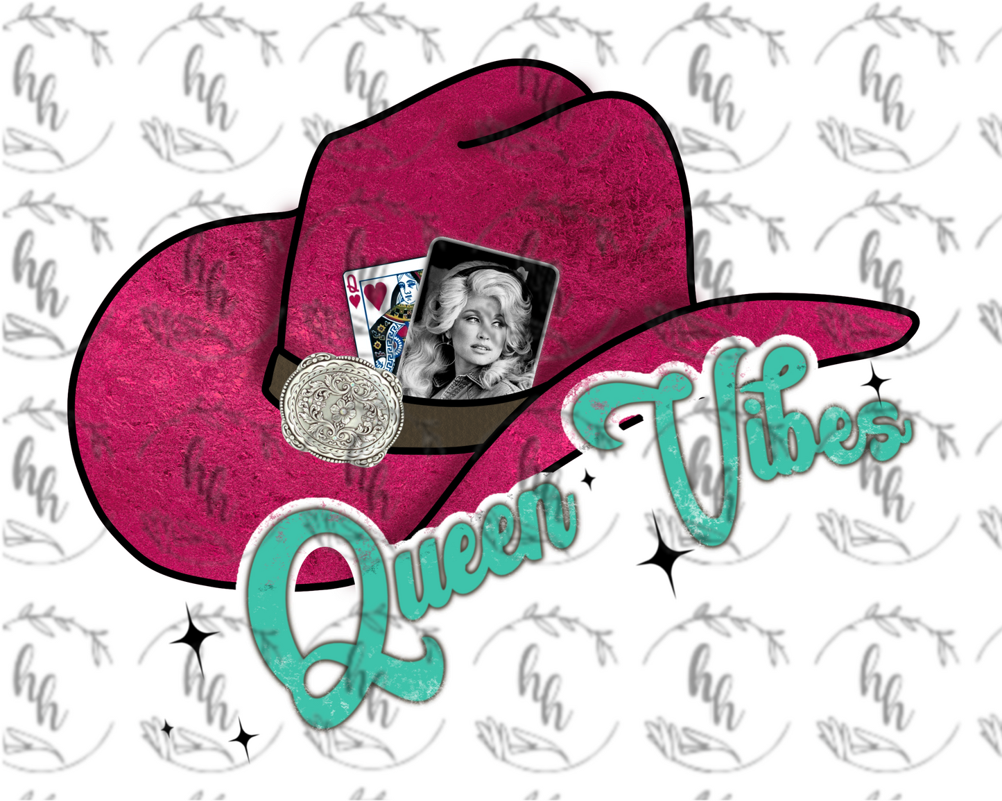 Queen Vibes (Dolly) PNG - Digital Download