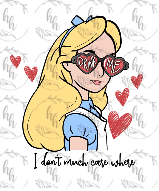 Drink Me hearts PNG - Digital Download