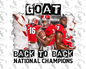 GOAT champs - PNG digital download