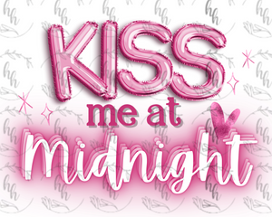 Kiss Me At Midnight PNG - Digital Download