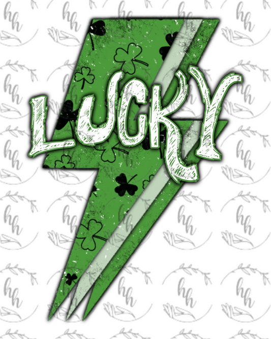 Lucky Lightning PNG - Digital Download