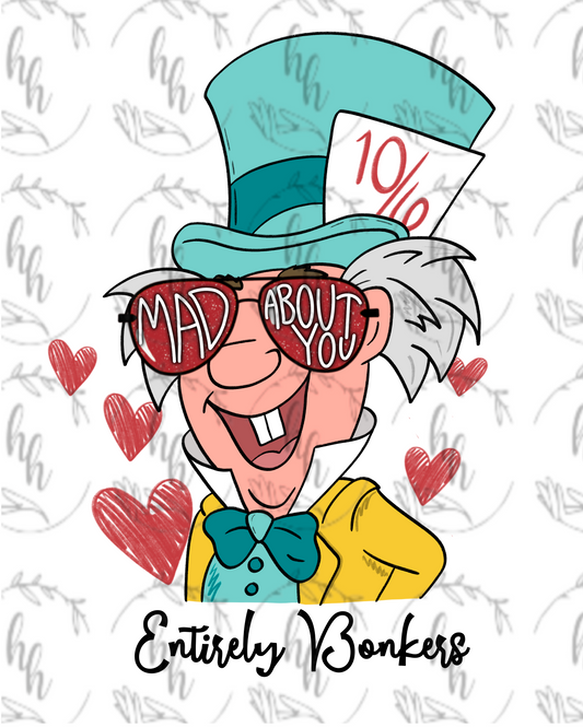 Mad About You hearts PNG - Digital Download