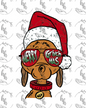 Max (color) PNG - santa hat