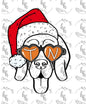 Smokey Glasses PNG - santa hat