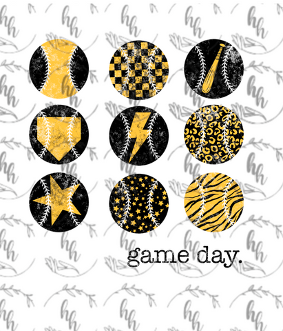 Softball Gameday PNG - Digital Download